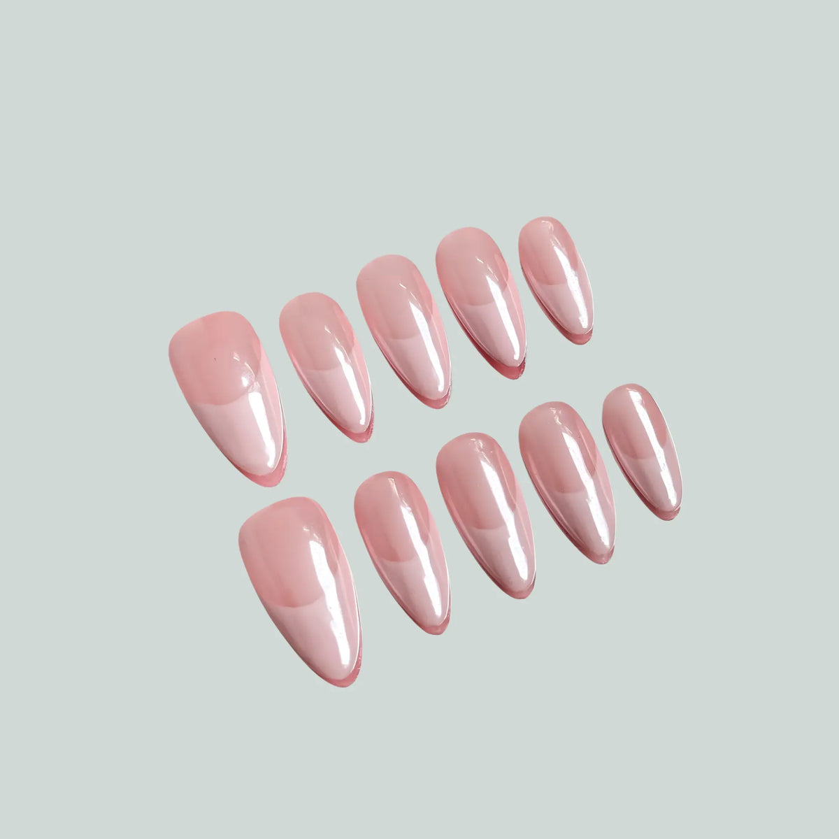 French Pink Glowi Nails