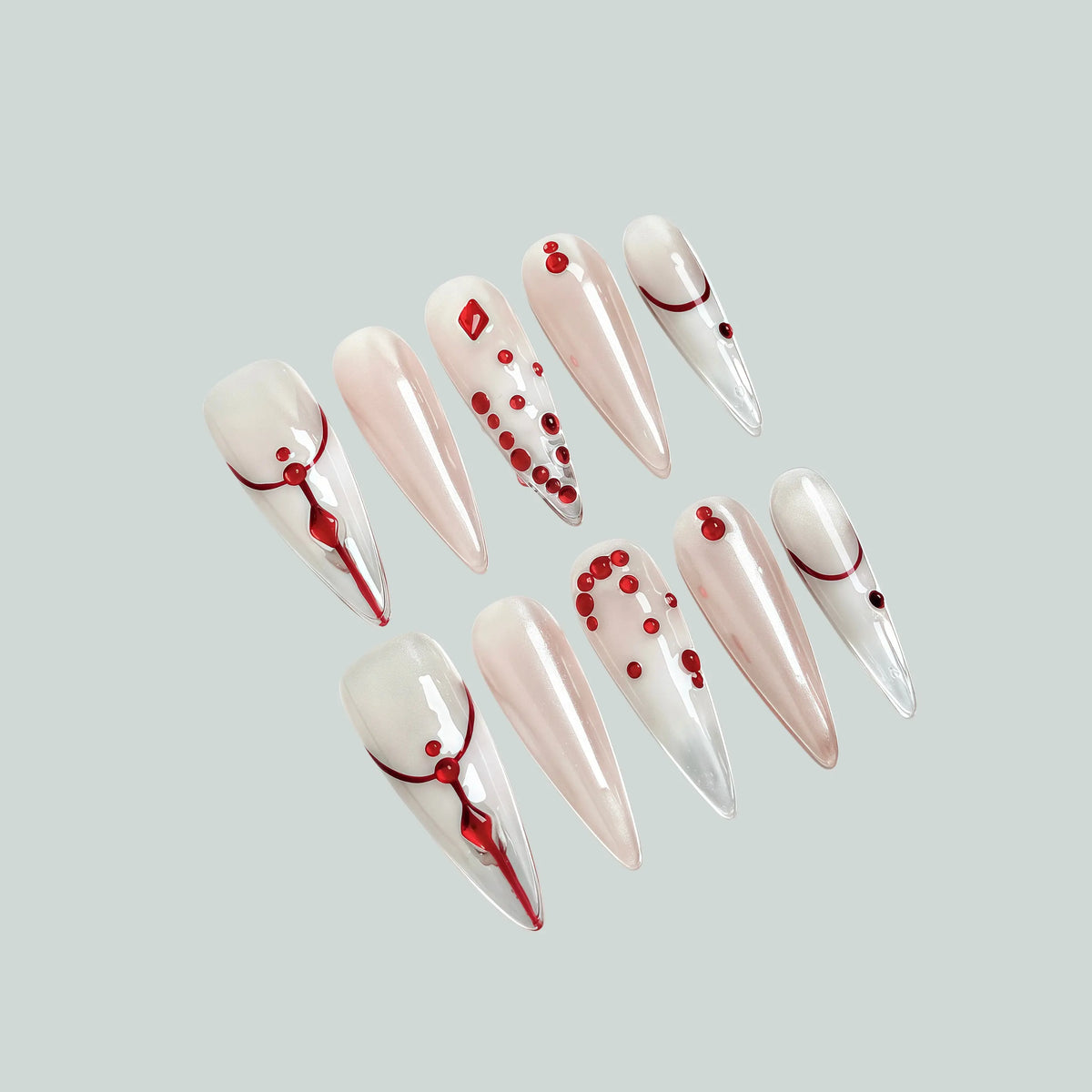 Blood Moon Glowi Nails
