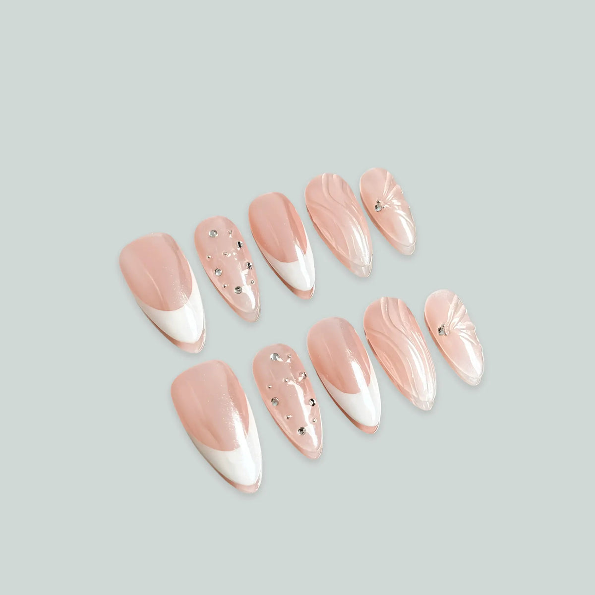 French Pearl Glowi Nails