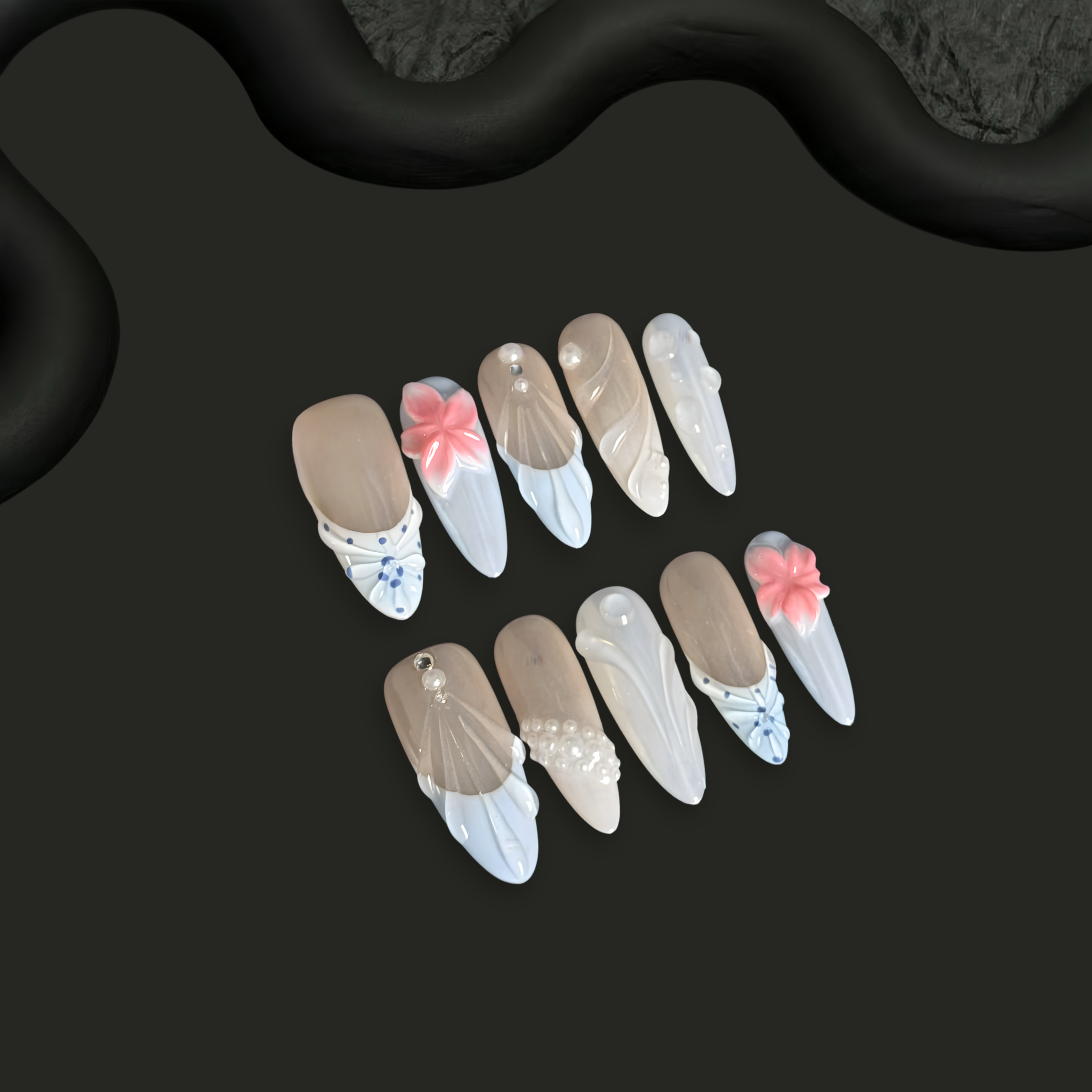 Ocean Kiss Glowi Nails