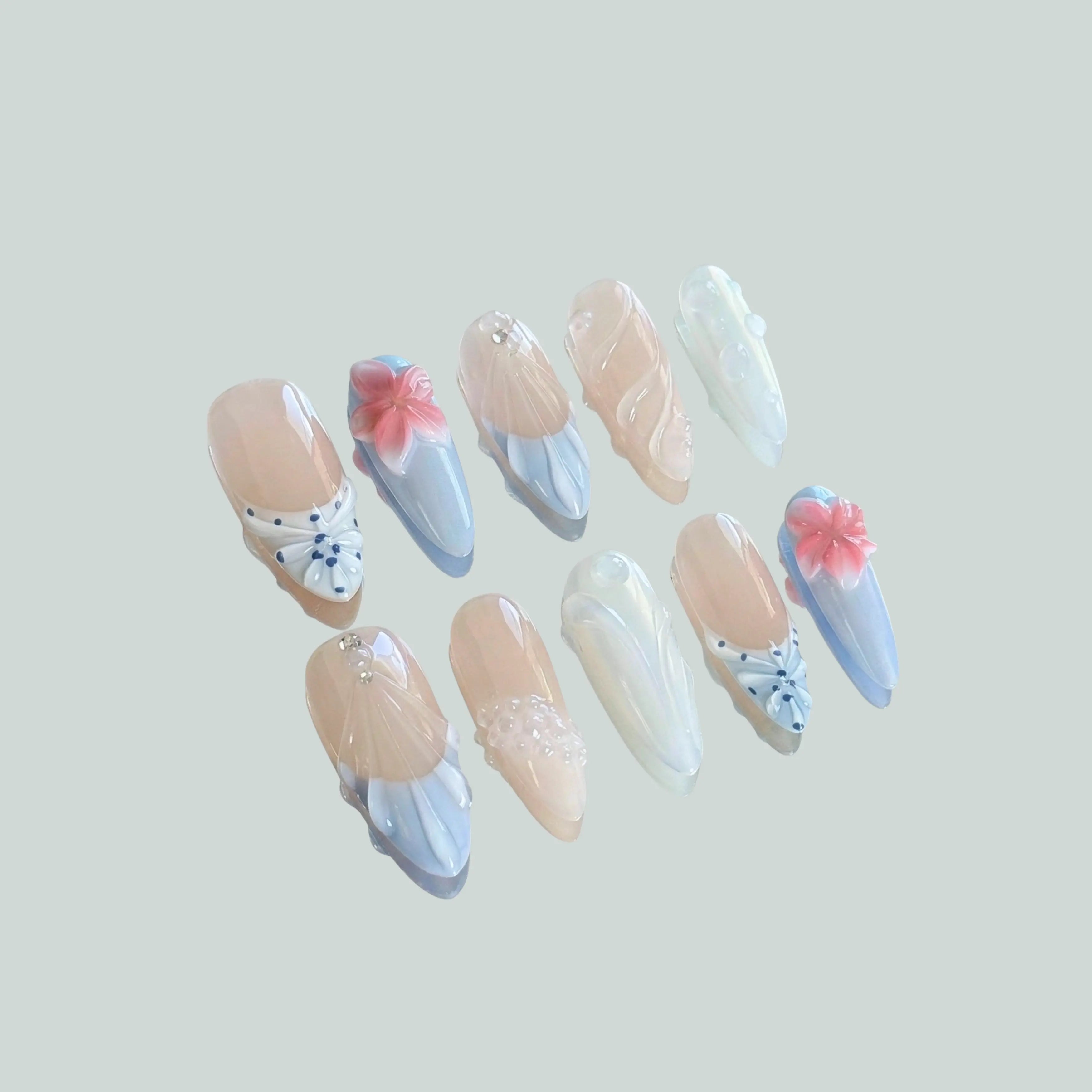 Ocean Kiss Glowi Nails