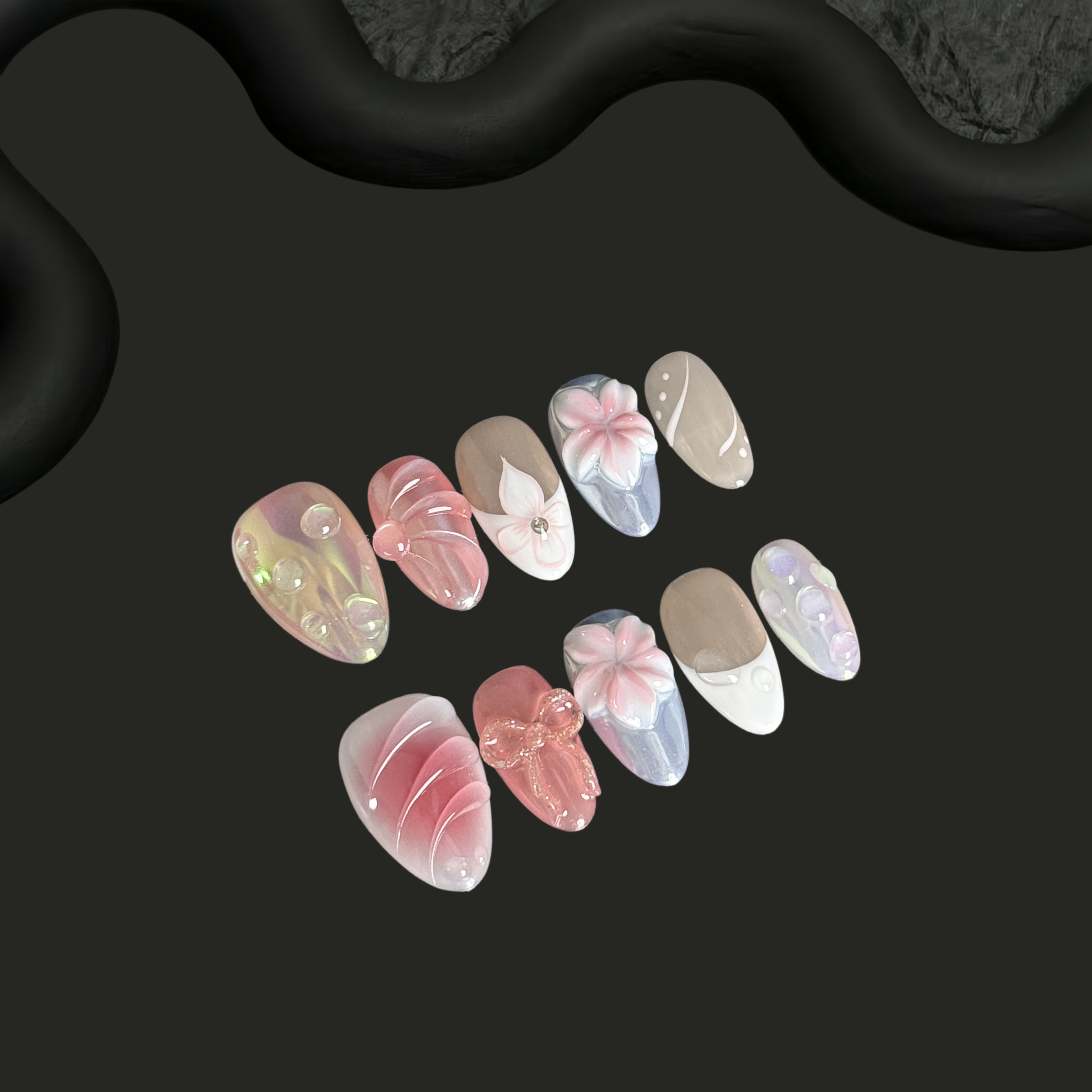 Floral Coast Glowi Nails