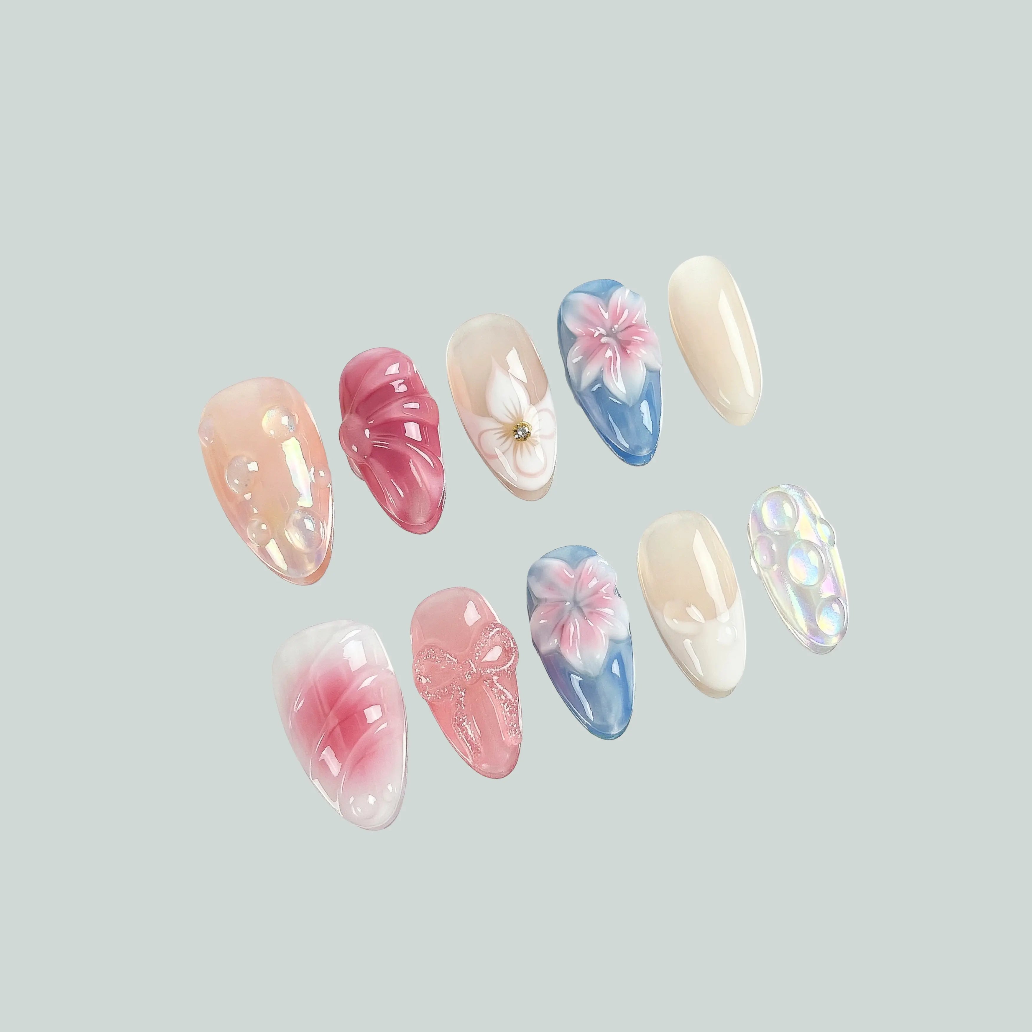 Floral Coast Glowi Nails