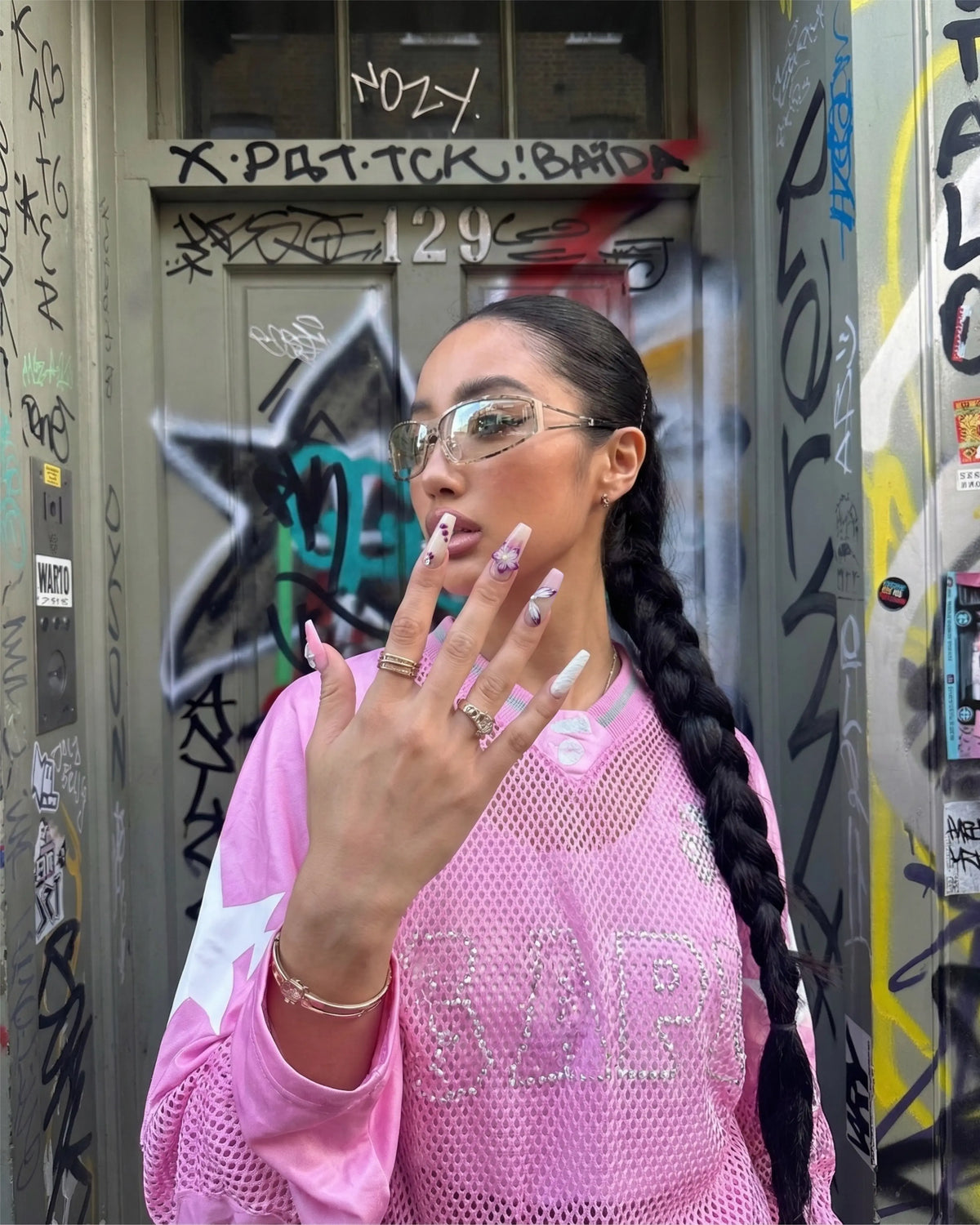 Lilac Dewdrop Glowi Nails