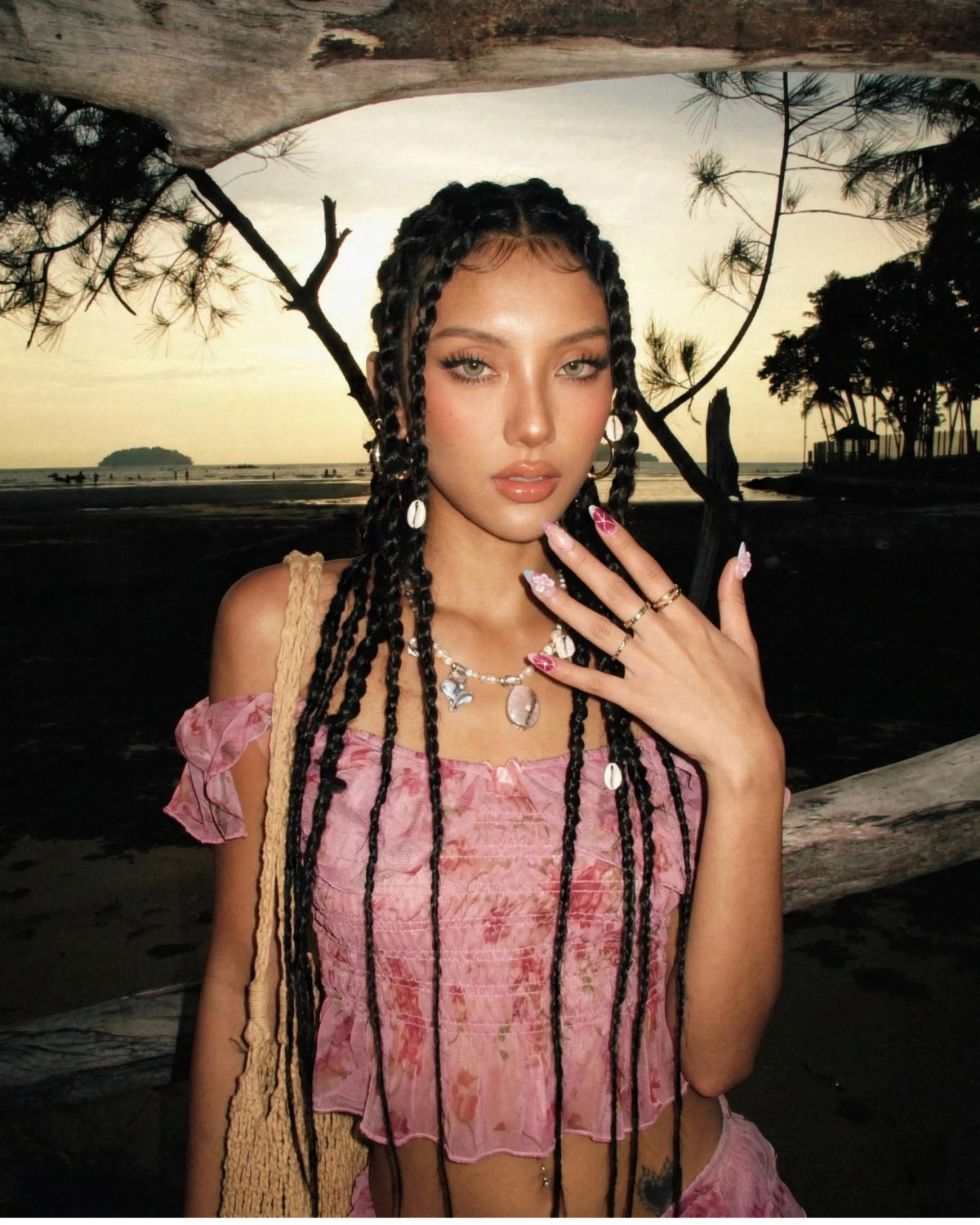 Sakura Sorbet Glowi Nails