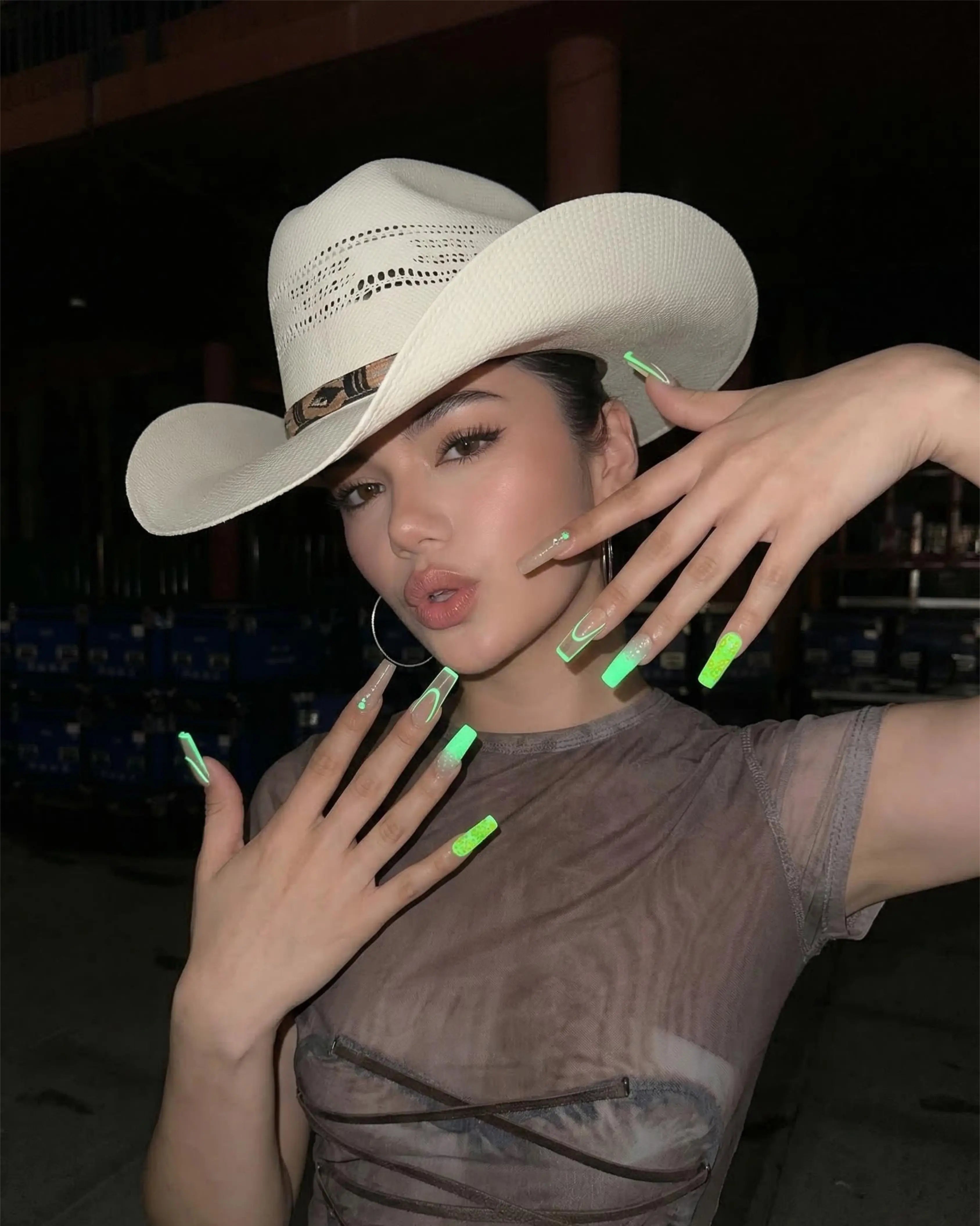 Neon Confidence Glowi Nails