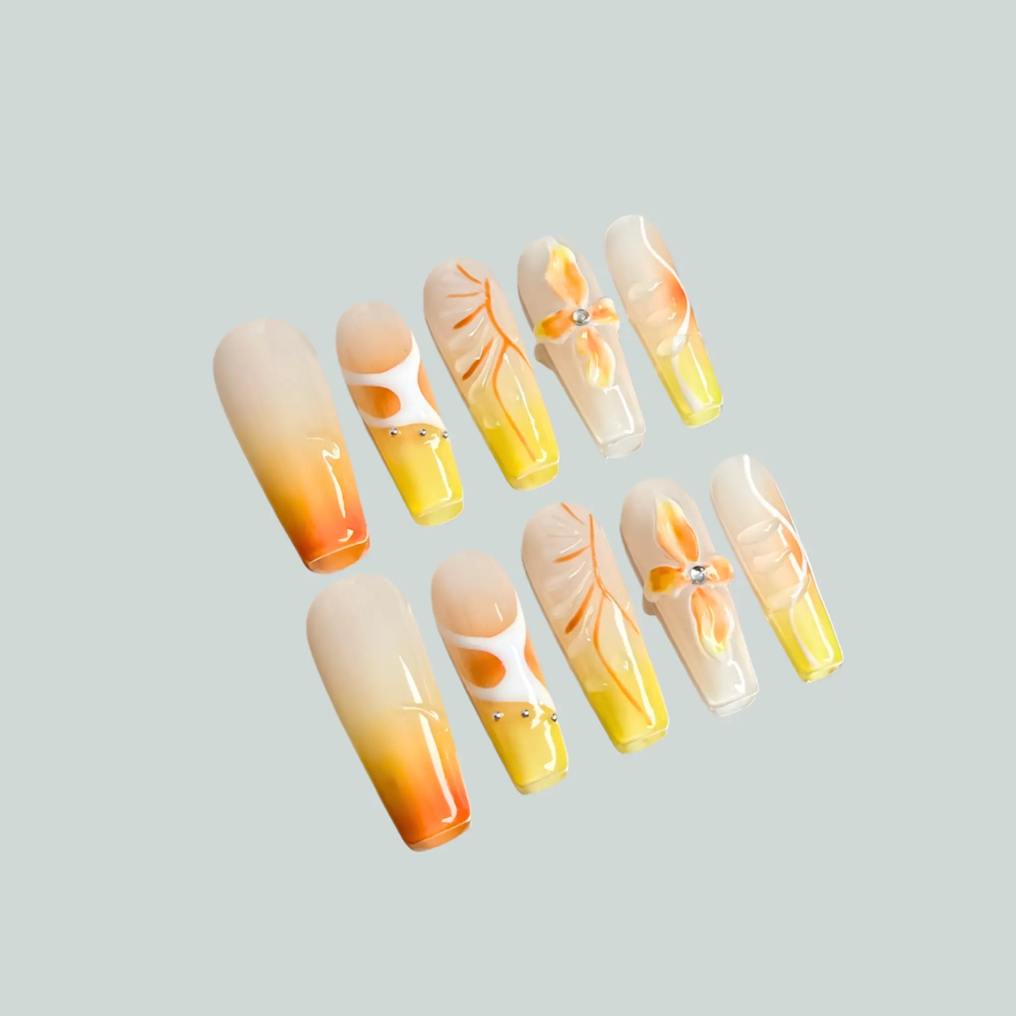 Golden Hour Glowi Nails