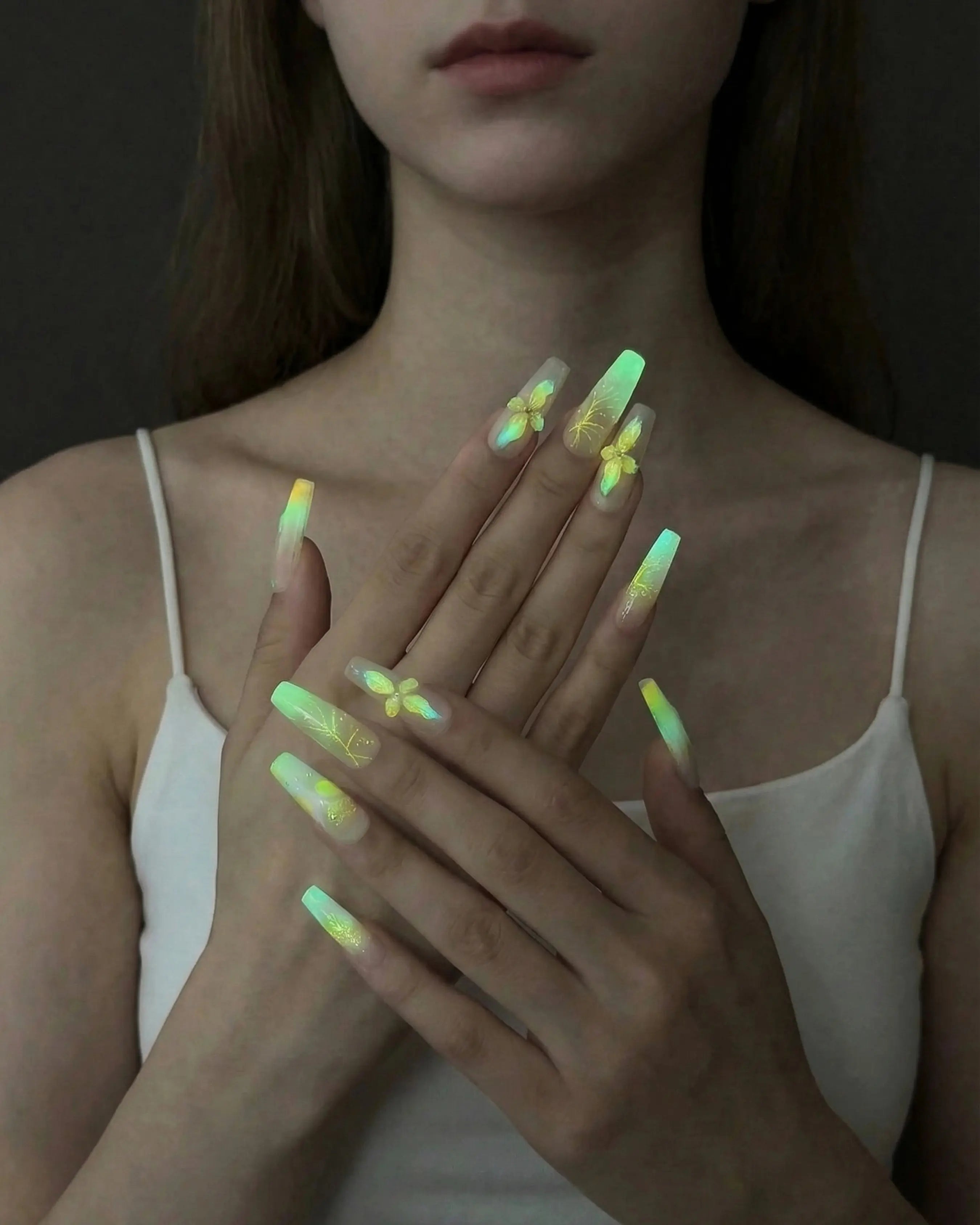 Golden Hour Glowi Nails
