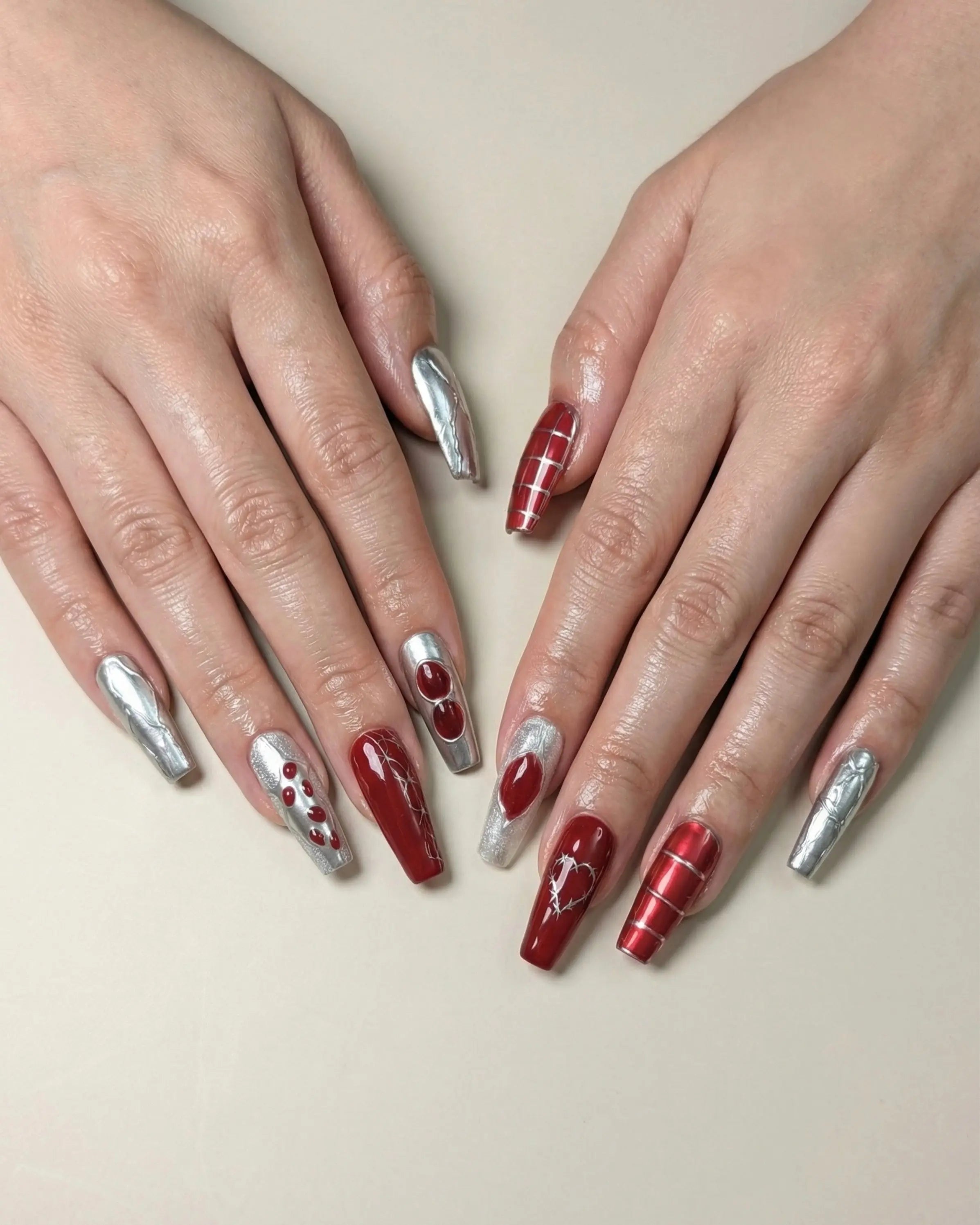 Scarlet Relic Glowi Nails