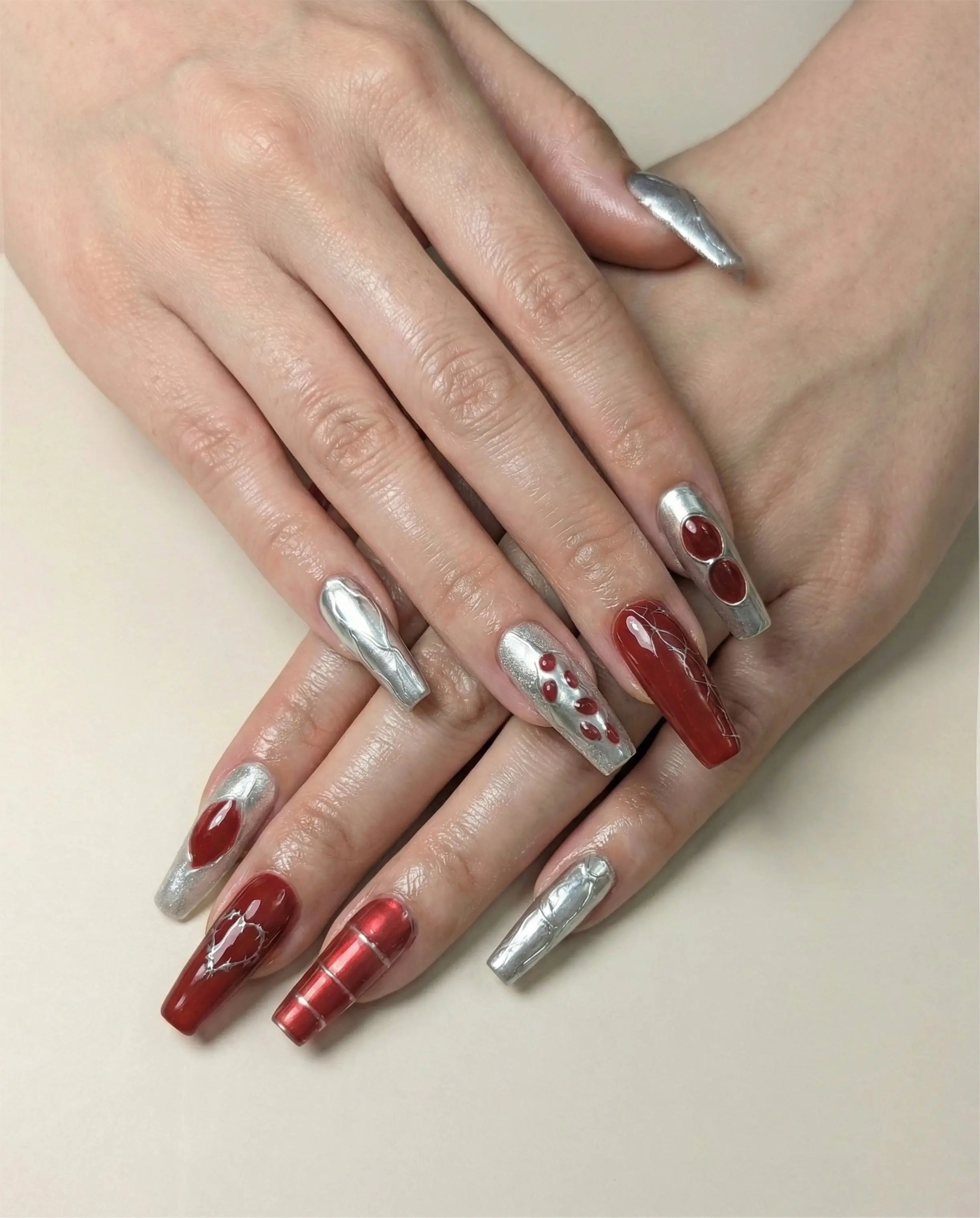 Scarlet Relic Glowi Nails