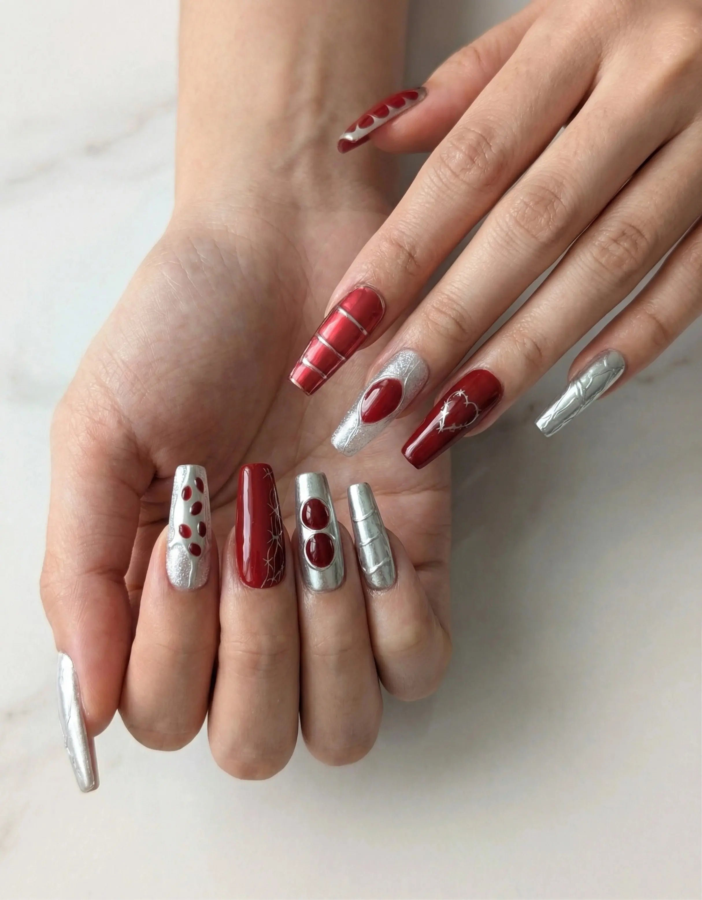 Scarlet Relic Glowi Nails