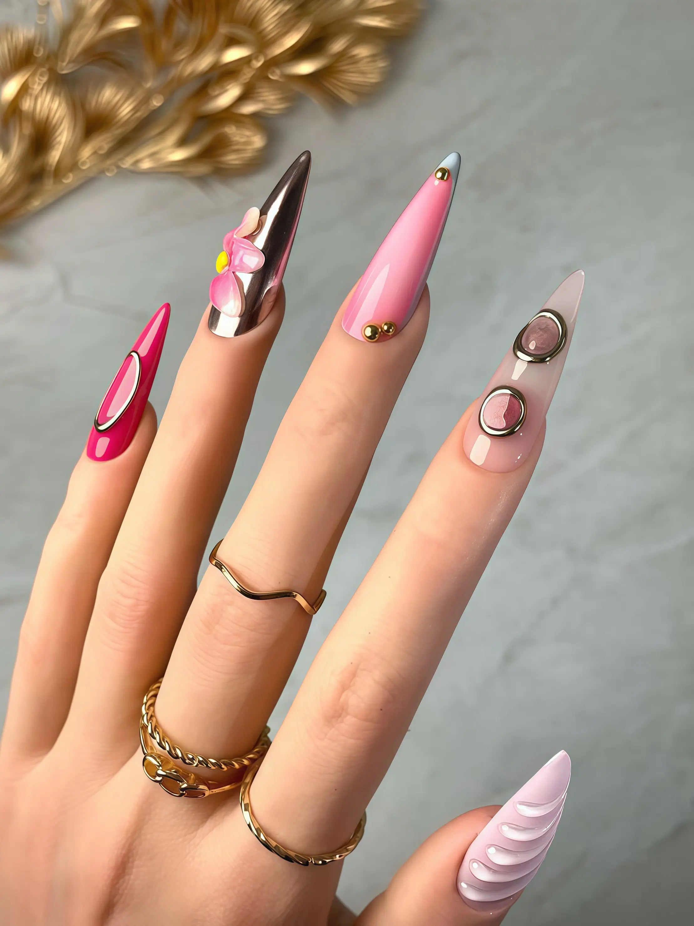 Blush Orchard Glowi Nails